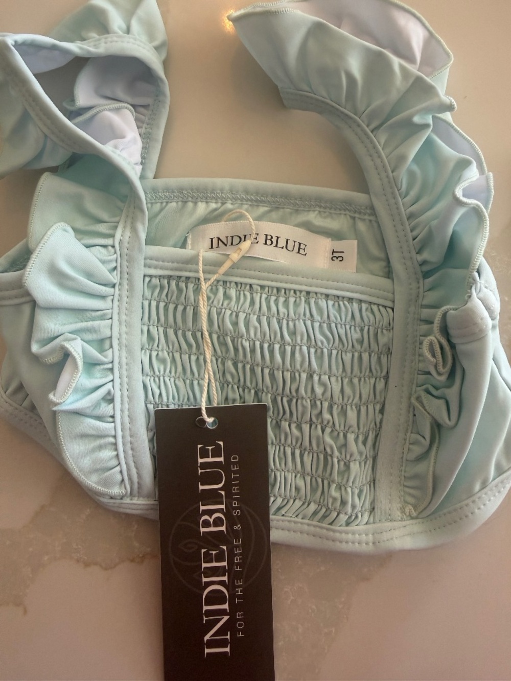 INDIE BLUE toddler girl swimsuit